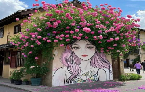  石狮怎么设计网红打卡墙绘