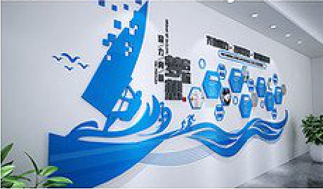  石狮海浪主题文化墙如何设计？
