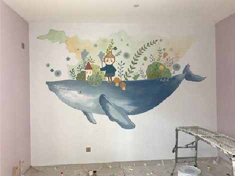  石狮手绘墙的特点及优势。