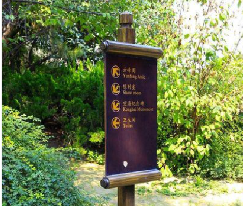  石狮标识牌与环境之间有什么关系？